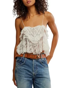 Women Free People Sofia Embroidered Tank