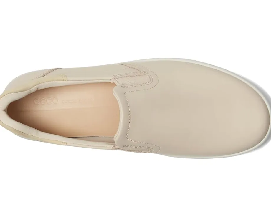 ECCO Soft 7 Easy Slip-On Sneaker Limestone/Straw