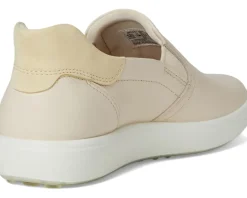 ECCO Soft 7 Easy Slip-On Sneaker Limestone/Straw