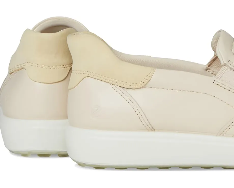 ECCO Soft 7 Easy Slip-On Sneaker Limestone/Straw