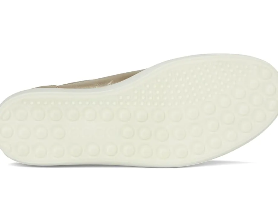 ECCO Soft 7 Floral Sneaker Pure White Gold Floral Trim Clearance