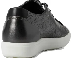 ECCO Soft 7 Floral Sneaker Silver Metallic Floral