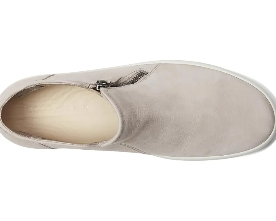 ECCO Soft 7 Low Cut Zip Bootie Grey Rose