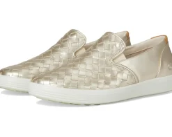 Women ECCO Soft 7 Woven Slip-On 3.0 Sneaker