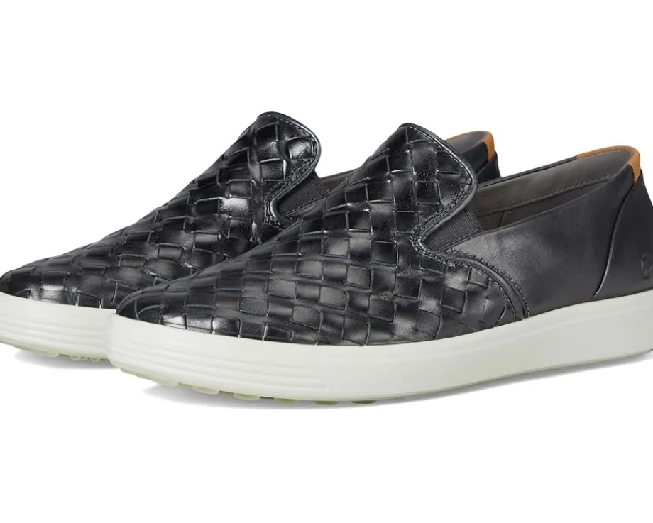 Women ECCO Soft 7 Woven Slip-On 3.0 Sneaker