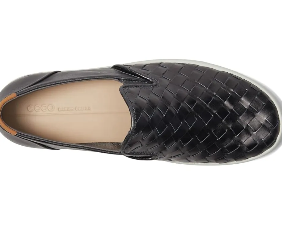 Women ECCO Soft 7 Woven Slip-On 3.0 Sneaker