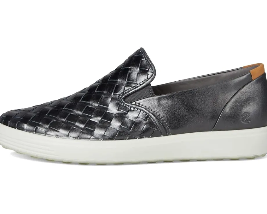 Women ECCO Soft 7 Woven Slip-On 3.0 Sneaker