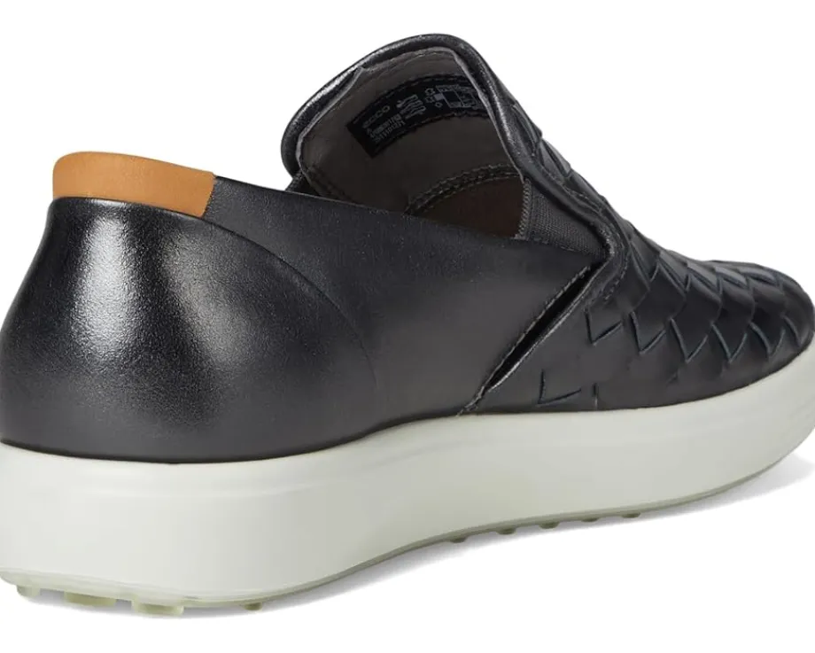 Women ECCO Soft 7 Woven Slip-On 3.0 Sneaker