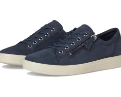 Women ECCO Soft Classic Lace Side Zip Sneaker