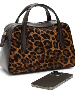 Madewell Soft Grain Sm Satchel: Haircalf Caramel Multi Discount