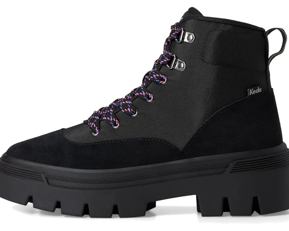 Keds Soho Boots Black Nylon/Suede Sale