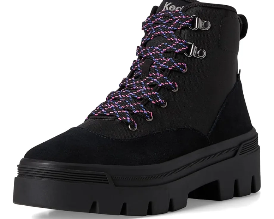 Keds Soho Boots Black Nylon/Suede Sale