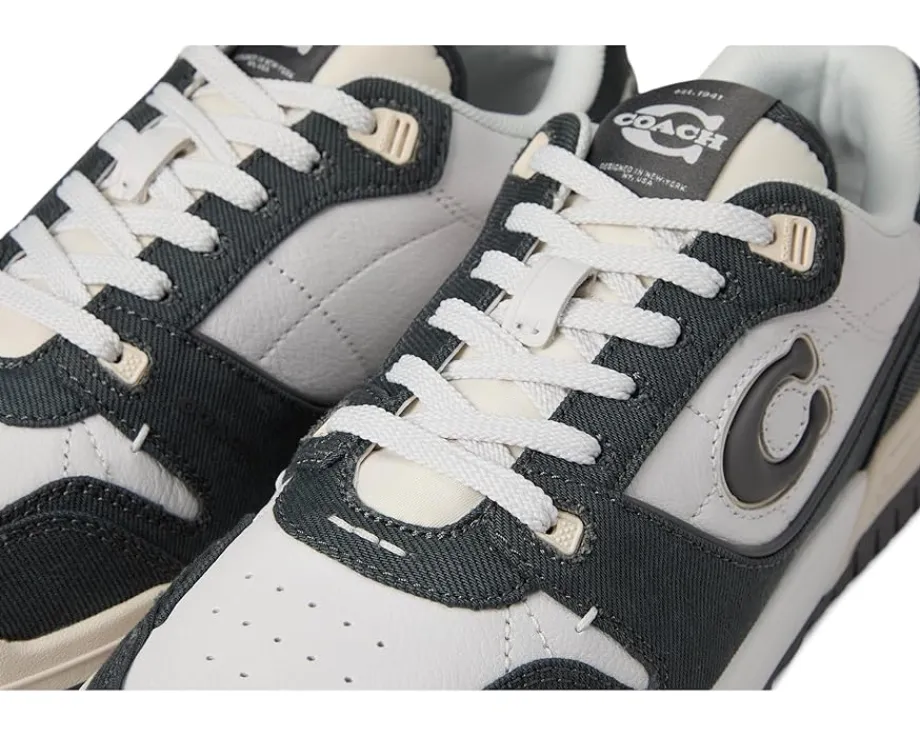 COACH Soho Sneaker with Denim Charcoal Discount