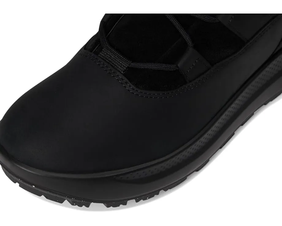 ECCO Sport Solice Waterproof High Snow Boots Black Nubuck Primaloft Outlet