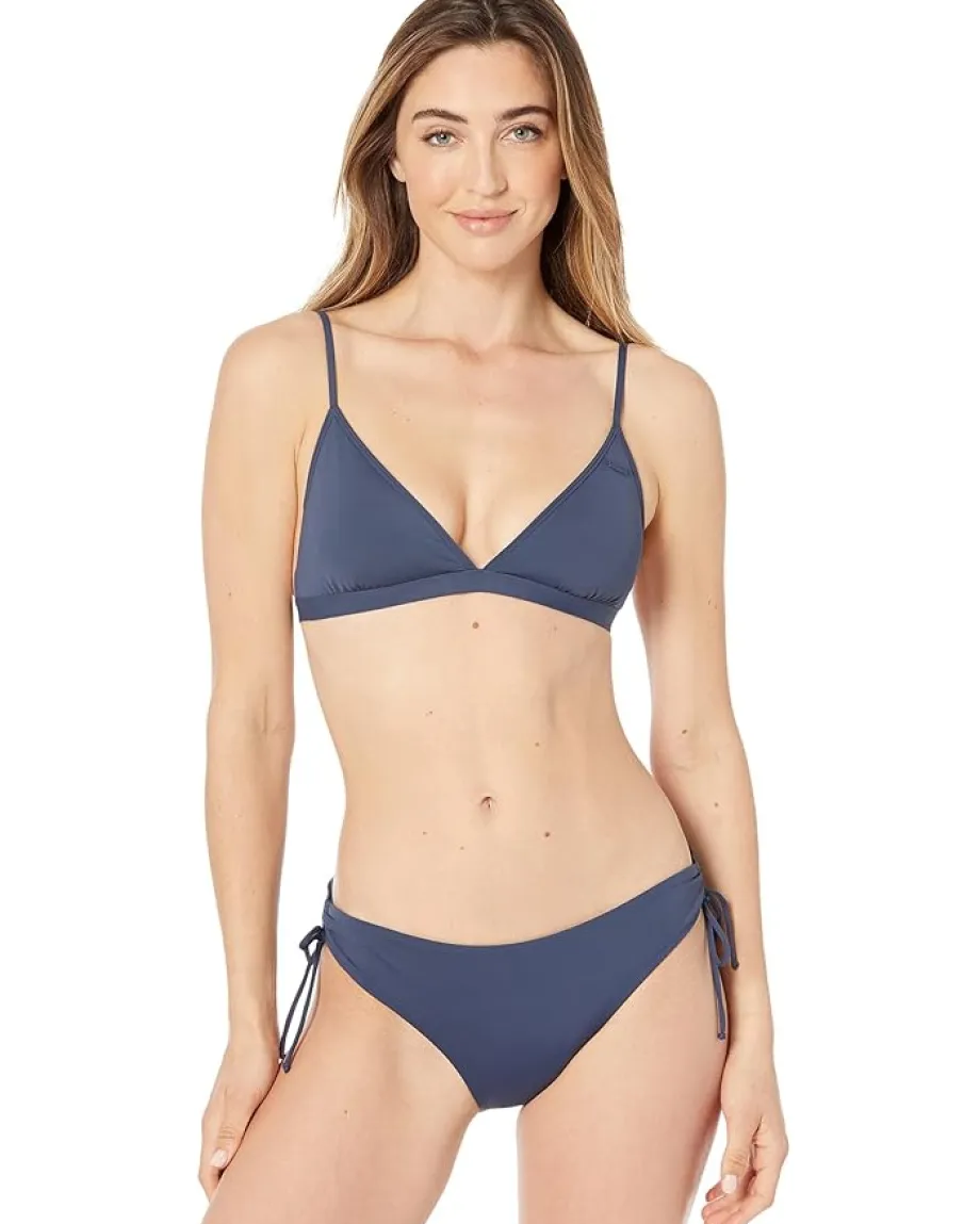 Roxy Solid Beach Classics Hipster Lace Side Mood Indigo Sale