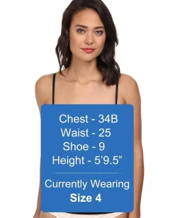 Women Badgley Mischka Solid Shirred Underwire Tankini Top