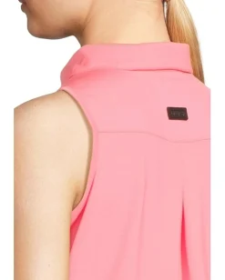 Jamie Sadock Solid Sleeveless Top Flamingo Pink New