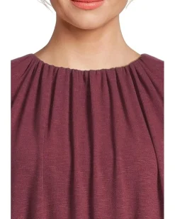 Women Michael Stars Sona Long Sleeve Bubble Top