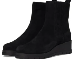 Lucky Brand Sondruh Wedge Chelsea Boots Black