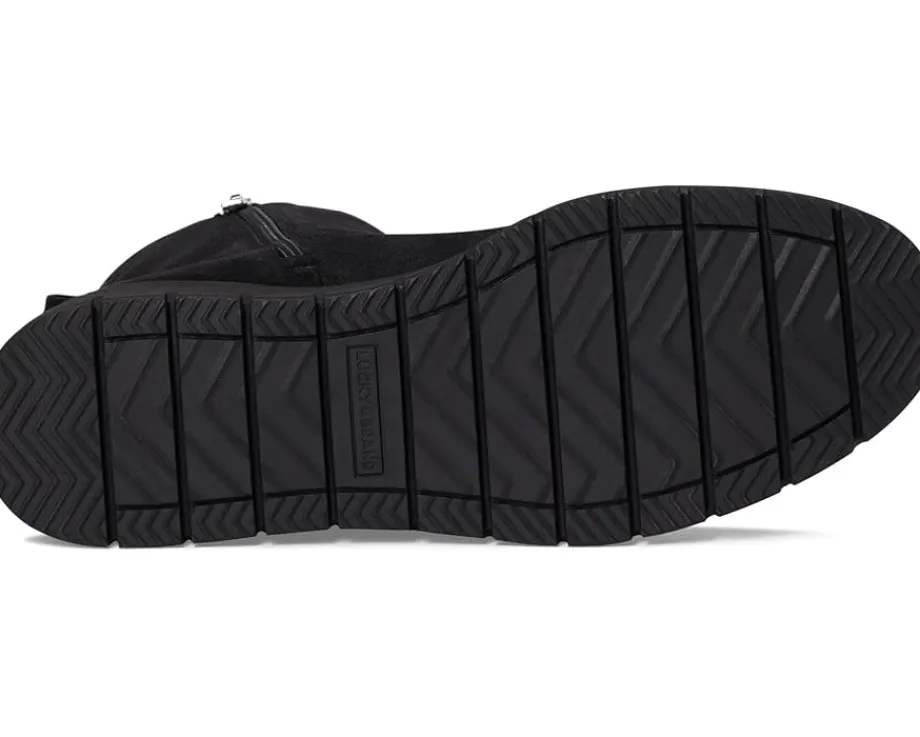 Lucky Brand Sondruh Wedge Chelsea Boots Black