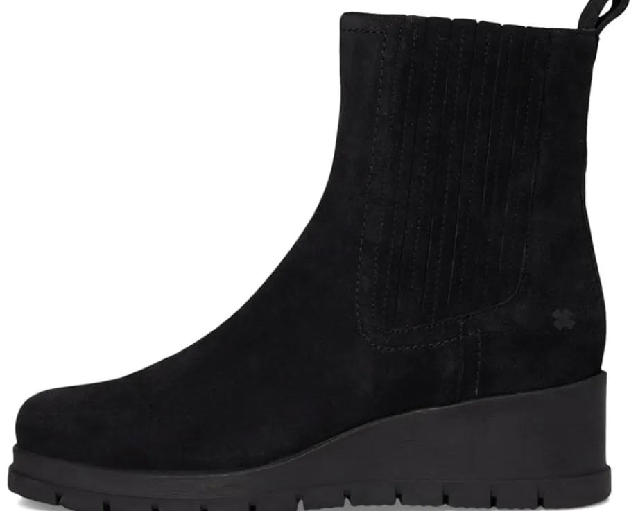 Lucky Brand Sondruh Wedge Chelsea Boots Black