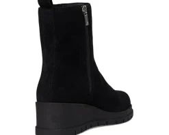 Lucky Brand Sondruh Wedge Chelsea Boots Black