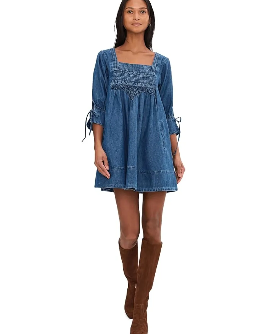 Women Free People Sonora Denim Mini Dress