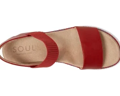 Naturalizer SOUL Diana Red Clay Faux Leather
