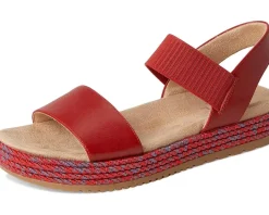 Naturalizer SOUL Diana Red Clay Faux Leather