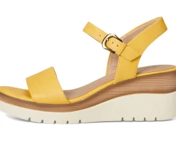 Naturalizer SOUL Graciela Yellow Faux Leather Clearance
