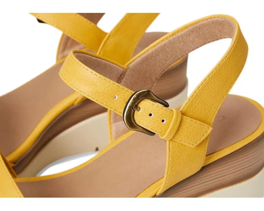 Naturalizer SOUL Graciela Yellow Faux Leather Clearance