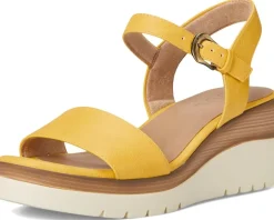 Naturalizer SOUL Graciela Yellow Faux Leather Clearance