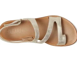 Naturalizer SOUL Shakina Gold Faux Leather Discount