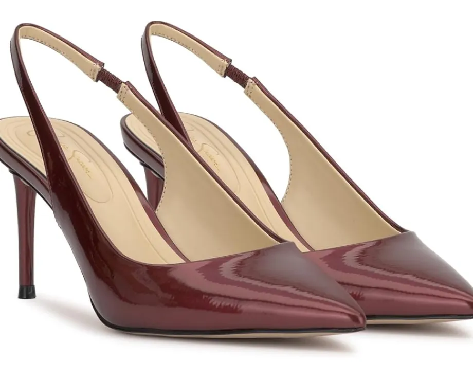 Jessica Simpson Souli Classic Slingback Pump Oxblood Hot