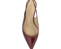 Jessica Simpson Souli Classic Slingback Pump Oxblood Hot
