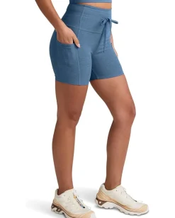 Beyond Yoga Spacedye Go Pocket 5" Short Washed Denim Outlet