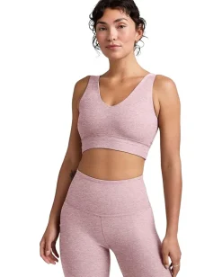 Beyond Yoga Spacedye Good Day Long Line Bra Blush Blooms Heather Discount
