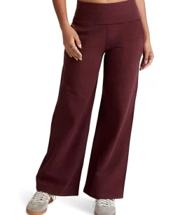 Beyond Yoga Spacedye Laid Back Wide Leg Pants Midnight Burgundy Heather Best