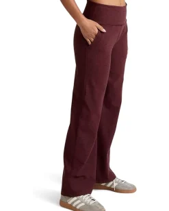 Beyond Yoga Spacedye Laid Back Wide Leg Pants Midnight Burgundy Heather Best