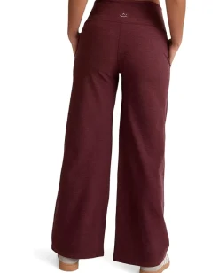 Beyond Yoga Spacedye Laid Back Wide Leg Pants Midnight Burgundy Heather Best