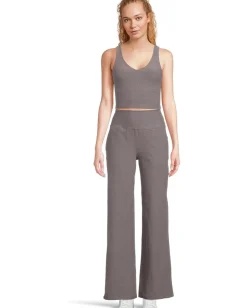 Beyond Yoga Spacedye Laid Back Wide Leg Pants Soft Umber Heather Outlet