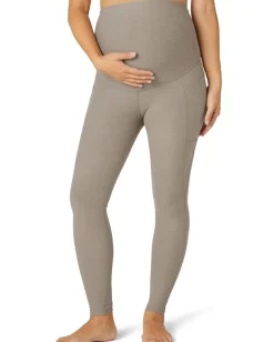 Women Beyond Yoga Spacedye Love The Bump Maternity Pocket Midi Legging