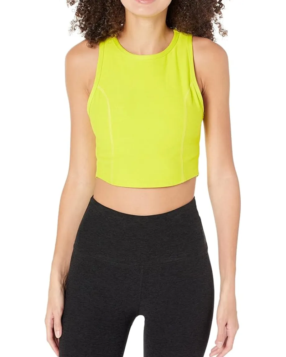 Women Beyond Yoga Spacedye Motivate Cropped Tank