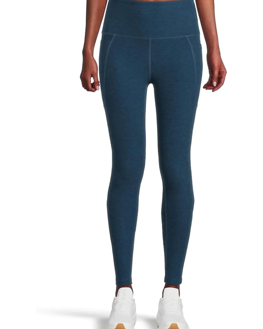 Beyond Yoga Spacedye Out Of Pocket High Waisted Midi Leggings Celestial Blue Heather Online