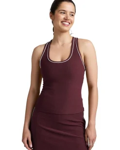 Beyond Yoga Spacedye Ready Tank Midnight Burgundy Heather