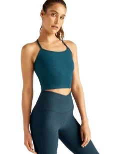 Women Beyond Yoga Spacedye Slim Racerback Cropped Tank