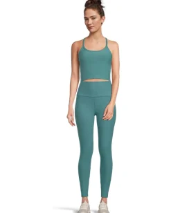Beyond Yoga Spacedye Slim Racerback Cropped Tank Deep Aqua Heather Online