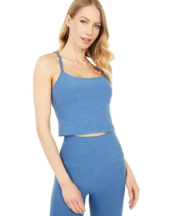 Women Beyond Yoga Spacedye Slim Racerback Cropped Tank