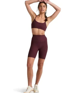 Beyond Yoga Spacedye Slim Racerback Medium Support Bra Midnight Burgundy Heather Discount