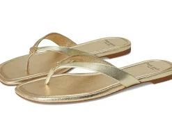 Kate Spade New York Spade Flower Flip Flop Sandal Pale Gold Discount